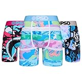 PSD Underwear Men's Camo Drip Boxer Brief 3 Pack, Multi, XL