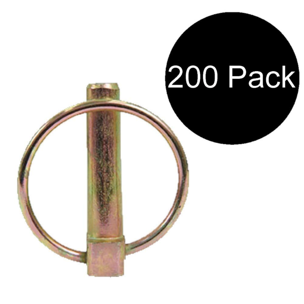 Set of 200 Implement Lynch Pins 7/16" Fits Three-Point Tractor Hitches