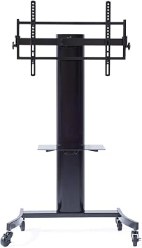 TransDeco TV Stand/Cart 40" - 70" Black