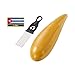 Cuban Guiro Instrument with Scraper – Traditional Latin Percussion Güiro for Salsa, Son Cubano & Rumba – Cuba Durable Plastic Güiro for Beginners and Musicians