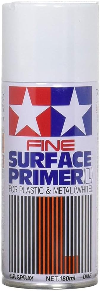 TAMIYA Primer L 180 ml P/M White : Amazon.ae: Toys
