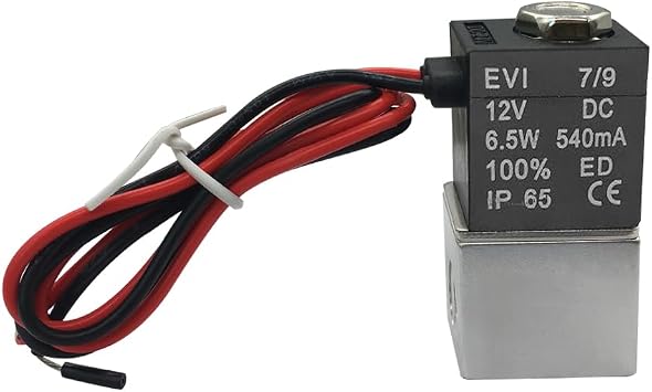 1/4" NPT 2 Way Electric Solenoid Valve Normally Closed 12 V DC Valve