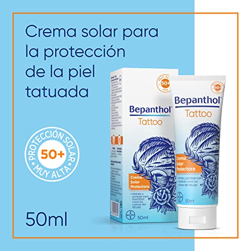 Bepanthol Tattoo Sun Cream 50, Sonnenschutz für Tattoos SPF50, 50 ml – Ansicht 3