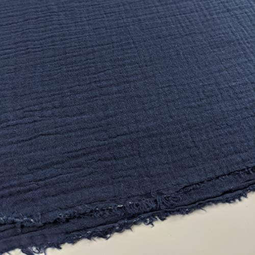 Double Gauze 100% Cotton Plain Fabric Dress Making Lightweight Muslin Baby Nursery Products Children Clothes Swaddle Blankets Scarves Summer Clothing | 55" - 140 cm Wide | per Half Metre (Taupe)