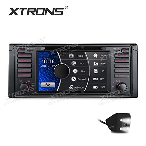 XTRONS 7" Touch Screen Autoradio mit Wince DVD-Player Autostereo unterstützt GPS Navigation RDS Bluetooth Auto Musik Streaming Lenkradsteuerung FÜR BMW 5 Series / 7 Series