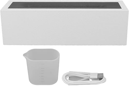 ic Mist - Aceite esencial Difr, humidificador con efecto, L 16.9 fl oz, relajación silenciosa para yoga y spa (blanco)