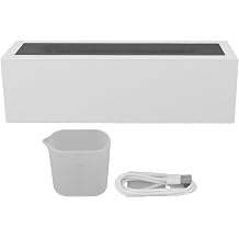Nordic Mist Essential Oil Diffuser, Aromatherapy Humidifier with Flame Light Effect, Large Capacity Quiet Operation Ultrasonic Diffuser for Home Office Bedroom, Resin Material with White