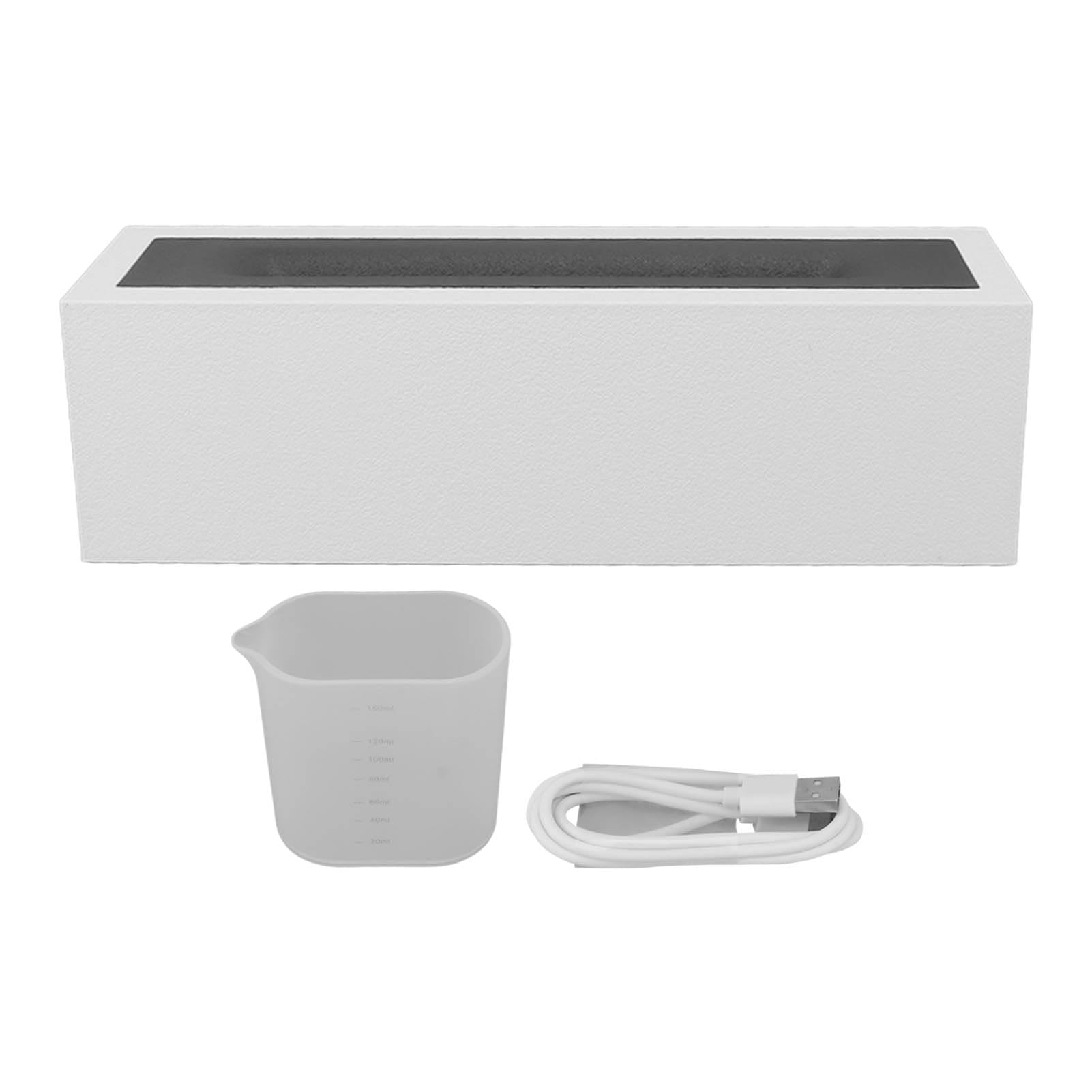 Diffusore di oli essenziali Nordic Flame per aromaterapia e (Bianca) | Diffusore di oli essenziali in stile nordico con effetto luce fiamma, capacità 300 ml, emissione di nebbia silenziosa e