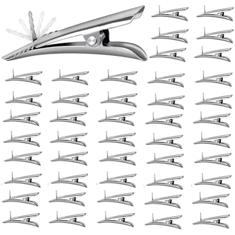 GL-Turelifes 50 Pcs Clips for Christmas Flowers, 4.5cm/1.78’’ Large Size Fish Mouth Clip for Wreath Flower and All Kinds of Christmas Tree Flowers Decorations Poinsettia Christmas Flower Accessories Cover