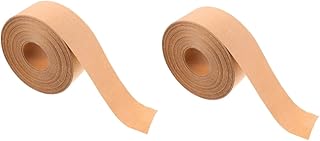SEWACC Tape Tape 2 Rolls Packaging Kraft Paper Water Proof Carton Sealing Kraft Magnetic Brown Kraft Paper Packaging Supply Shipping Box Coffee Activation Sealant Tape Sealant Tape