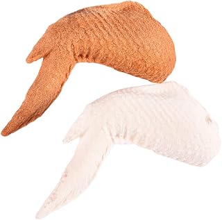 POPETPOP 2 Pcs Puppy chew Rings Chicken Wings chew Toys for Dogs Puppy Toy pet Interactive Toy tug Toys for Dogs pet Dog Chicken Wings dogman Toys Pet Playing Toy Pet Molar Toy