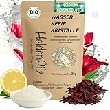 Fácil de fabricar: con los tubérculos de kéfir, el juego de iniciación de kefir consigue la producción de delicioso kéfir de agua en un abrir y cerrar de ojos