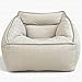 Aiire Sofa Puff Salon de Lujo XXL - [100x100x80] Sillon Puf Gigante Moderno de Diseño en Pana Premium - Bean Bag Chair con Relleno Incluido para Adulto o Decoracion Habitacion Juvenil Beige