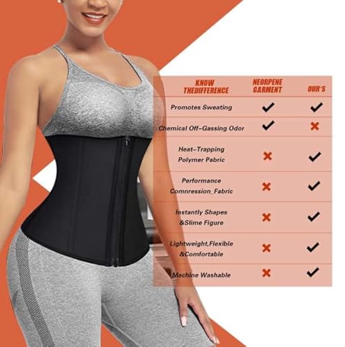 REMEBSWEAT Modelador de cintura para mulheres, cinto de sauna modelador de cintura, modelador de cin