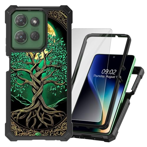Coque Moto G Power 5G 2025 contre les chutes et bris d'écran avec verre trempé