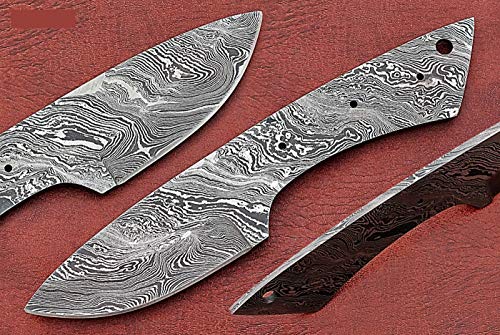 Damascus Depot 8 Inch Drop Point Blade