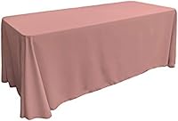 Vista 236 de LA Linen - Mantel rectangular de popelina de poliéster