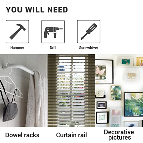 9 Sizes, 280PCS Heavy Duty Drywall Anchors and Screws Assortment Kit, Includes Toggle Bolts, Molly Bolts, Hollow Wall Anchors, Self Drilling Drywall Plastic Anchors, with Organization Box - Image 8