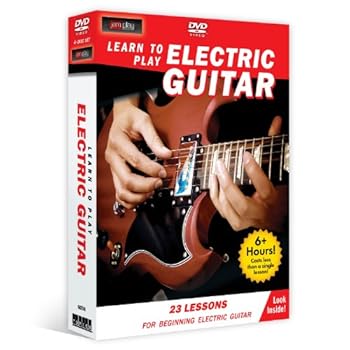 DVD Learn to Play Electric Guitar (4-DVD) for beginners Book
