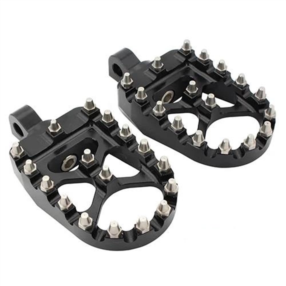 Pédales Tout-Terrain Larges pour Harley Sportster 883 1200 et Dyna, Grip Maximum en Moto
