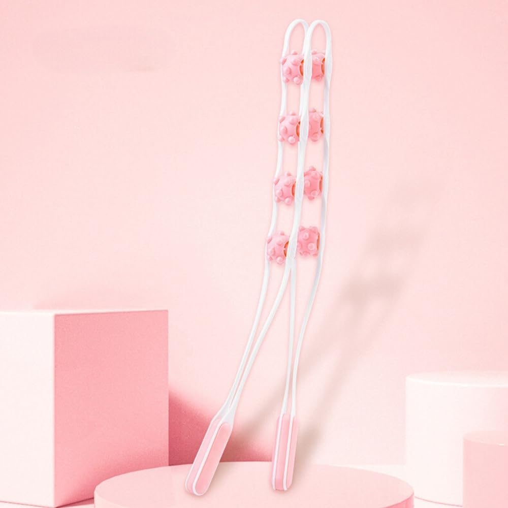 TINKDAS Ball Pull Back Strip Back Massager Roller Rope Massager Roller Rope Roller for Muscles Body Massager Leg Neck Massage Roller Silica Gel Roller Stick Active TINKDAS Ball Pull Back Strip Back Massager Roller Rope Massager Roller Rope Roller for Muscles Body Massager Leg Neck Massage Roller Silica Gel Roller Stick Active