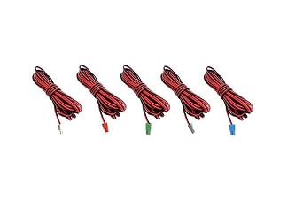 5X Pcs Speaker Sound Red Black Wires Cords Cables for Sony Home Cinema