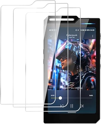 9H Hardness Premium Scratch-Proof Screen Protector Tempered Glass Protective Film for Hiby R4 EVA / R4 3PCS