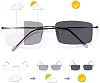 YIMI Photochromic التقدمي متعدد التركيز نظارات القراءة الانتقالية نظارات شمسية القراء الأزرق حظر الضوء نظارات الكمبيوتر