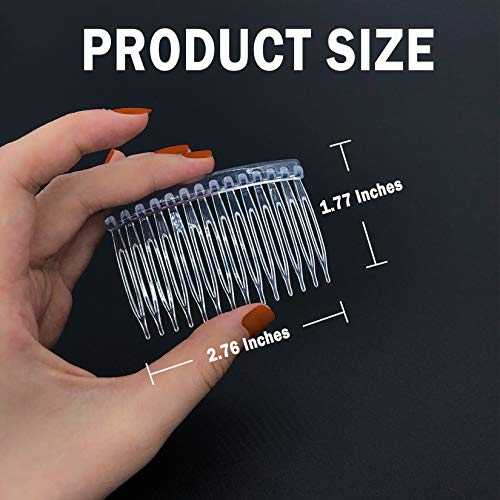 Littleu 24 Pcs Hair Combs For Women, 14 Teeth Plastic Side Hair Accessories For Women #TOP1