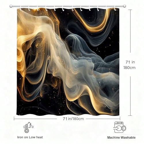 Rideau de douche abstrait moderne pour décoration d'appartement