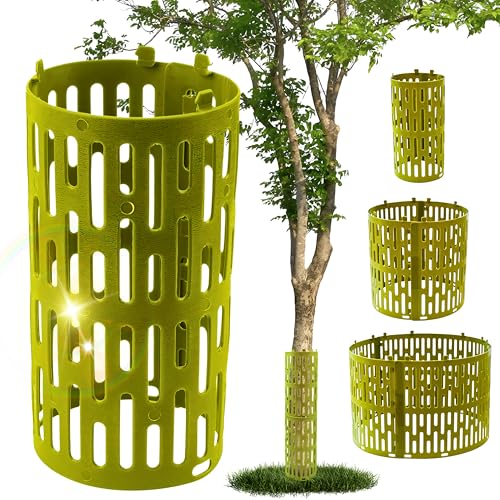 Gardazon Verbeterde boombescherming, wilde verbiet en maaien, 12 stuks (20 x 33 cm), boomstambescherming, uitbreidbare stambeschermingsmanchet tegen knaagdieren, boombescherming, bescherming tegen