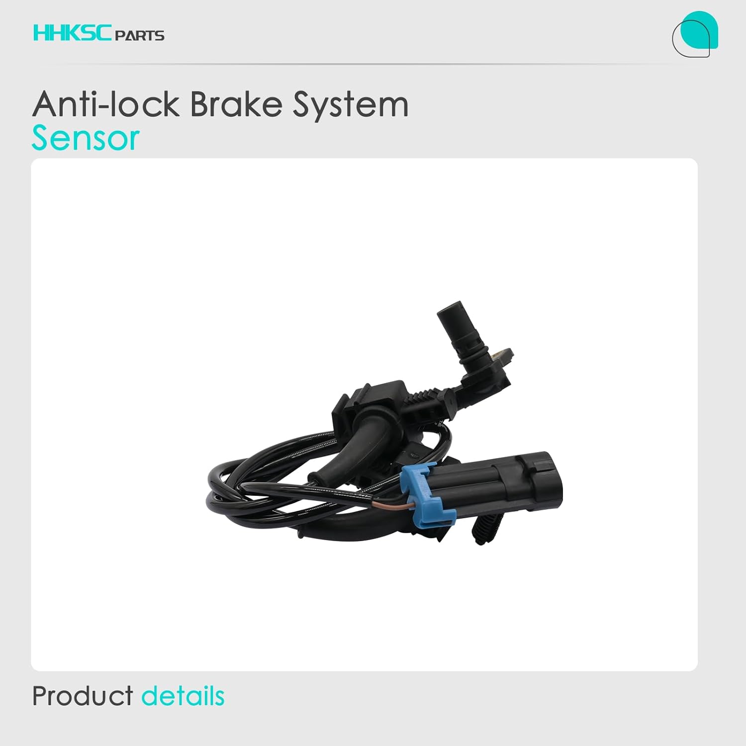 2pcs Rear Left and Right ABS Wheel Speed Sensor Compatible with Hummer H3 H3T #15089904 15271077 15822874 15862988 ALS1740 06 07 08 09 10 2006 2007 2008 2009 2010