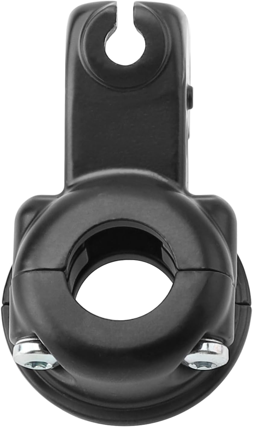 M MATI Clutch Lever Perch Mount Bracket Black for Harley Davidson Sportster 883 1200 Softail Dyna 1996-2010 Electra Glide Road King Fat Boy Night Train Street Bob
