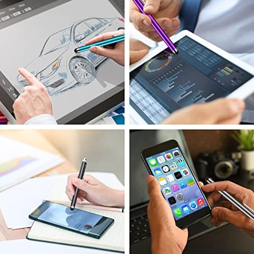 Rysik [10 sztuk) uniwersalne pojemnościowe długopisy do ekranu dotykowego do tabletów, iPada Mini, iPada Pro, iPada Air, smartfonów, Samsung Galaxy