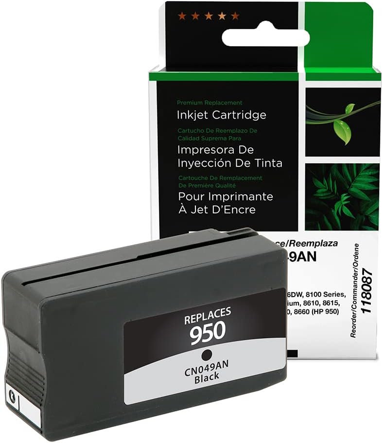 Clover Remanufactured Ink Cartridge Replacement for HP CN049AN (HP 950) | Black