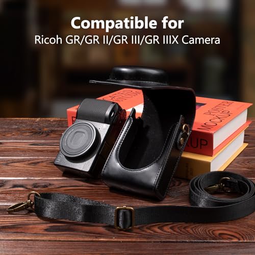 Funda protectora para cámara Ricoh GR serie negro miniatura 2