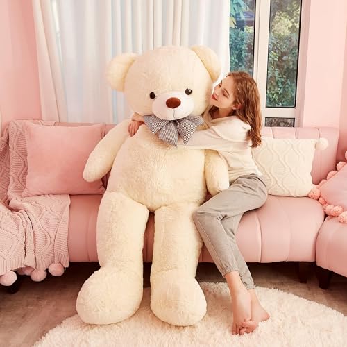 IKASA Giant Teddy Bear Plush Toy Stuffed Animals (White, 59 inches) by IKASA - Used condition - Image 7