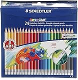  Staedtler Funda de 24 lápices de colores surtidos Noris Club