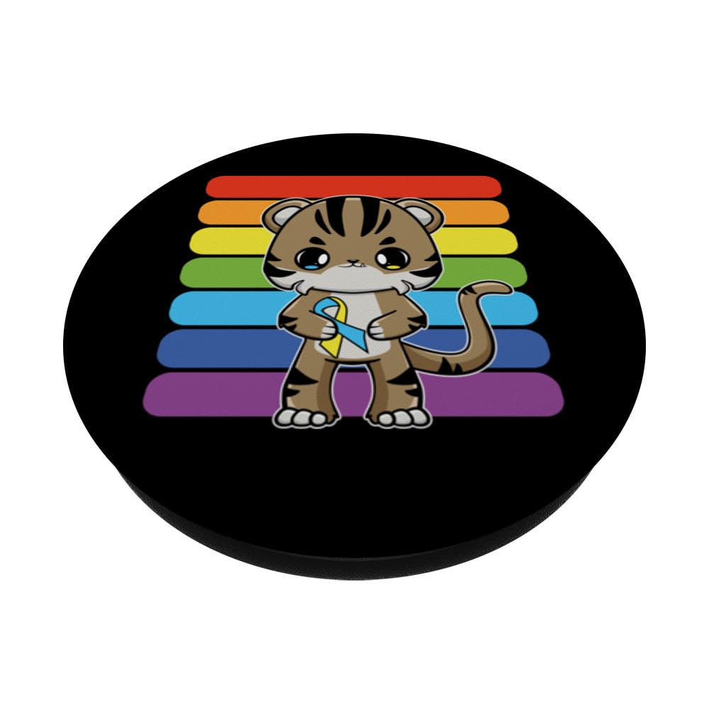 Popsocket Hunters Kpop Demon Hunters PopSocket PopGrip With Derpy Tiger & Sussie Magpie ...