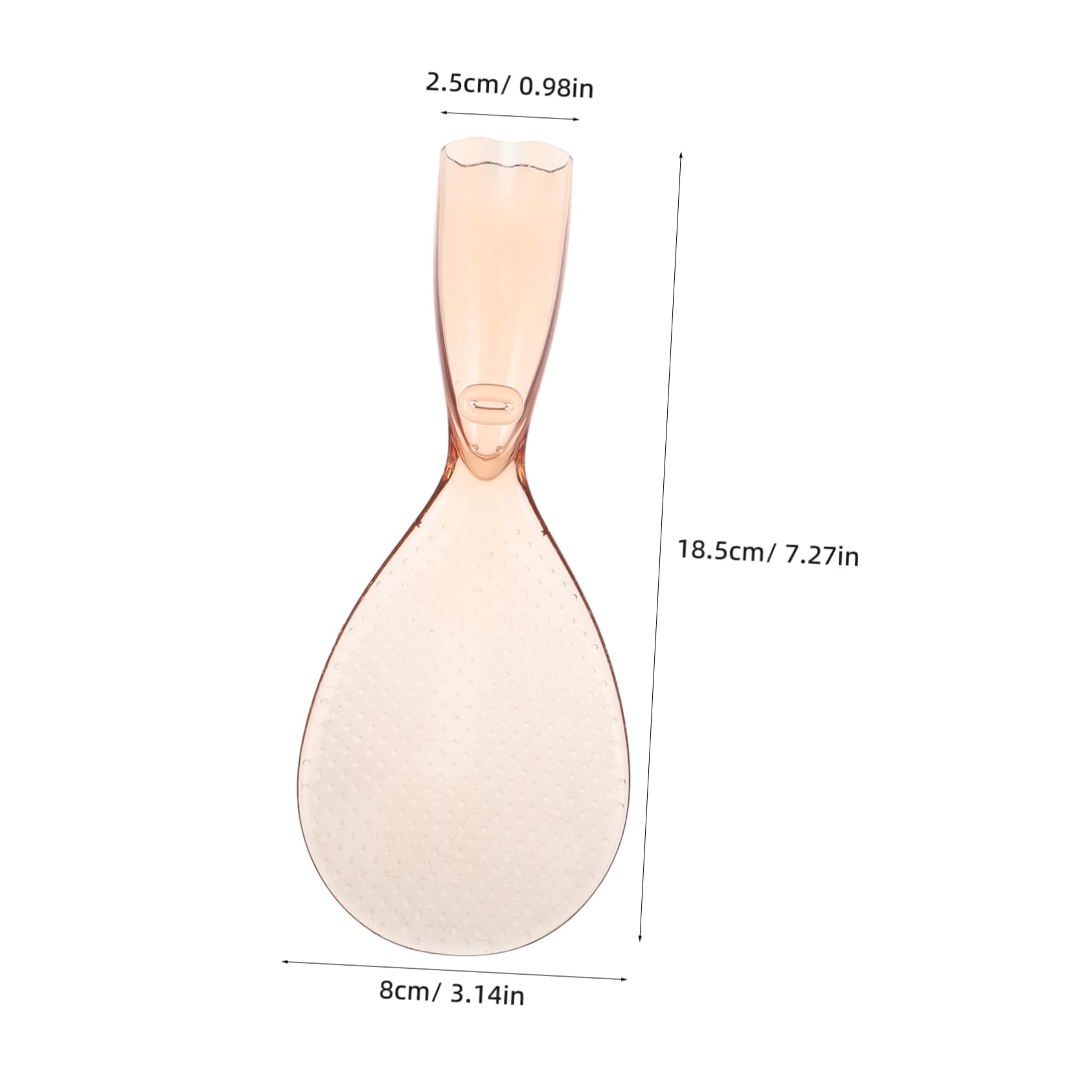 SOLUSTRE Non-stick Rice Serving Spoon Standing Rice Paddle Self-standing Heat Resistant Multi-functional