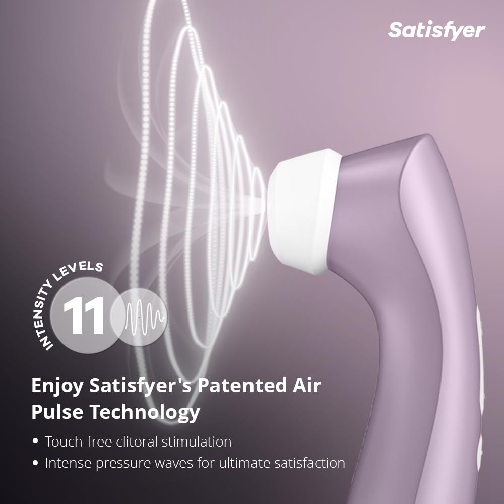 Satisfyer Pro 2 Succionador Clítoris Plus | Vibrador y Estimulador de Clítoris para Mujer | Juguete sexual extremo | Vibrador erótico Ondas de Presión para Ella | Juguetes sexuales