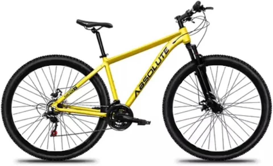 Bicicleta Aro 29 Absolute Nero 5 21V MTB Aluminio Freio Mecânico Suspensão 80mm Unissex