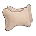 Aumo-mate 2 Pcs Beige Car Seat Neck Rest Pillow Pad Cushion High Quality (Beige)