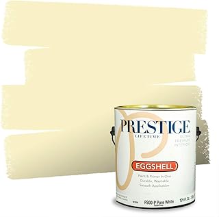 Paints Interior Paint and Primer In One, 1-Gallon, Eggshell, Comparable Match of Benjamin Moore* Light Of The Moon*