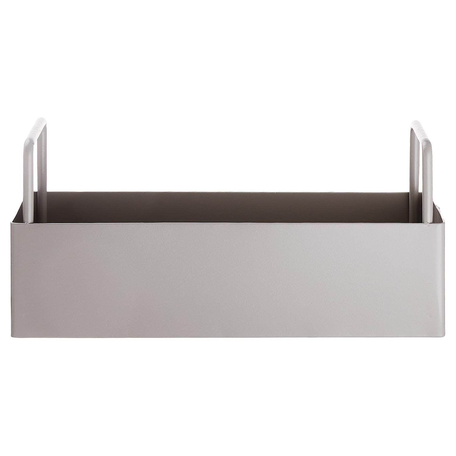 BUTLERS Küchenorganizer mit Griffen L25 x B9 x H12 cm aus Metall -SIDELINE- Behälter zur Aufbewahrung und Organisation von Utensilien, Geschirr, Gewürzen, Vorratsdosen, Pflanztöpfen