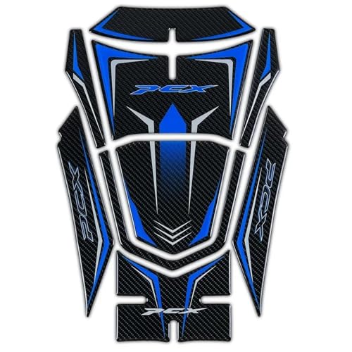 Tampon de réservoir PCX 160 bleu finition haute protection
