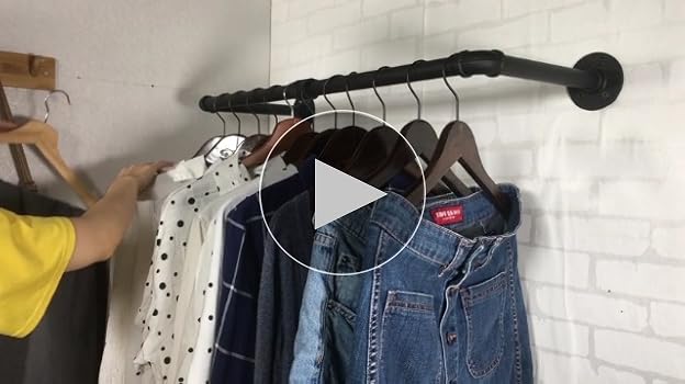 Amazon｜COMIKO ハンガーバー 25×106cm ハンガーラック 耐荷重約60kg