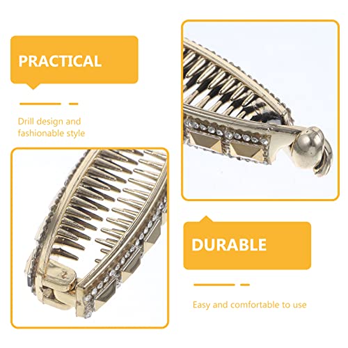 2 clipes de cabelo de metal para grampos de cabelo de banana grampos de grampo forte presilha de cab