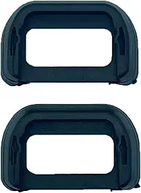 (Pacote com 2) EP17 Soft Camera Eyecup Eyepiece Visor de substituição para Alpha A6400 A6500 A6600