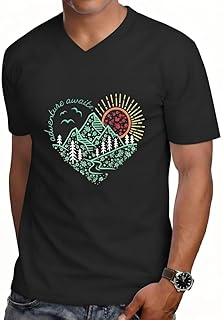 Unisex Heritage Short Sleeve Tee, Men’s V-Neck T-Shirts, Vintage Shirts, Men’s Tee Shirts, Graphics Tee